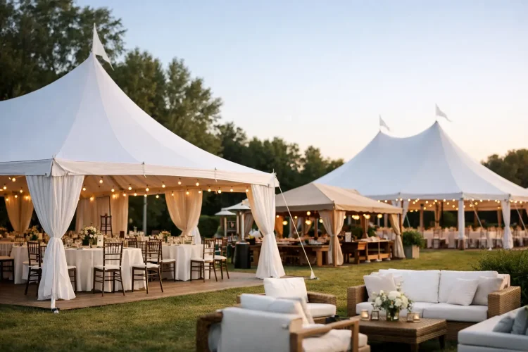 Alquiler de carpas para eventos: qué elegir