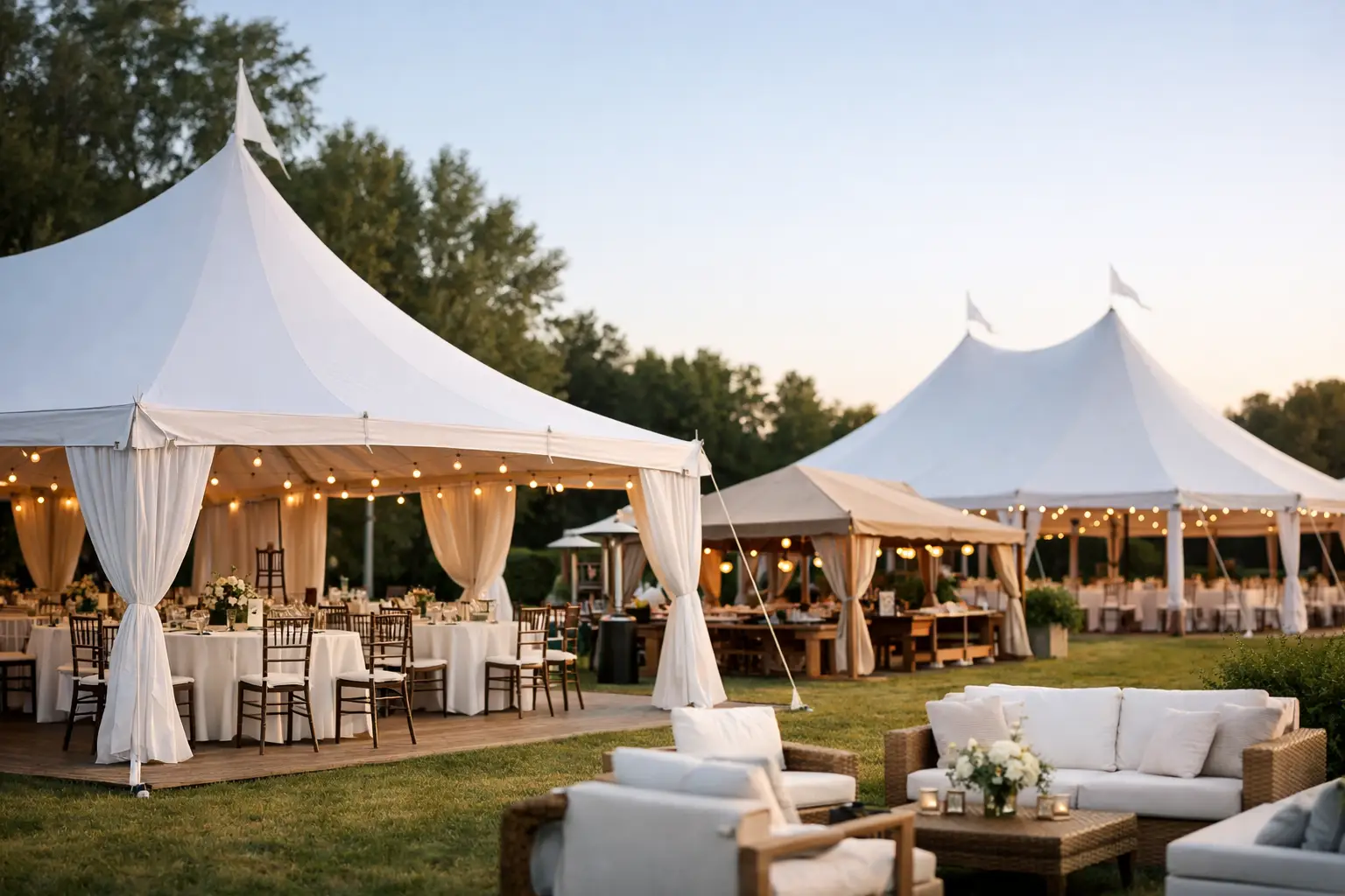 Alquiler de carpas para eventos: qué elegir