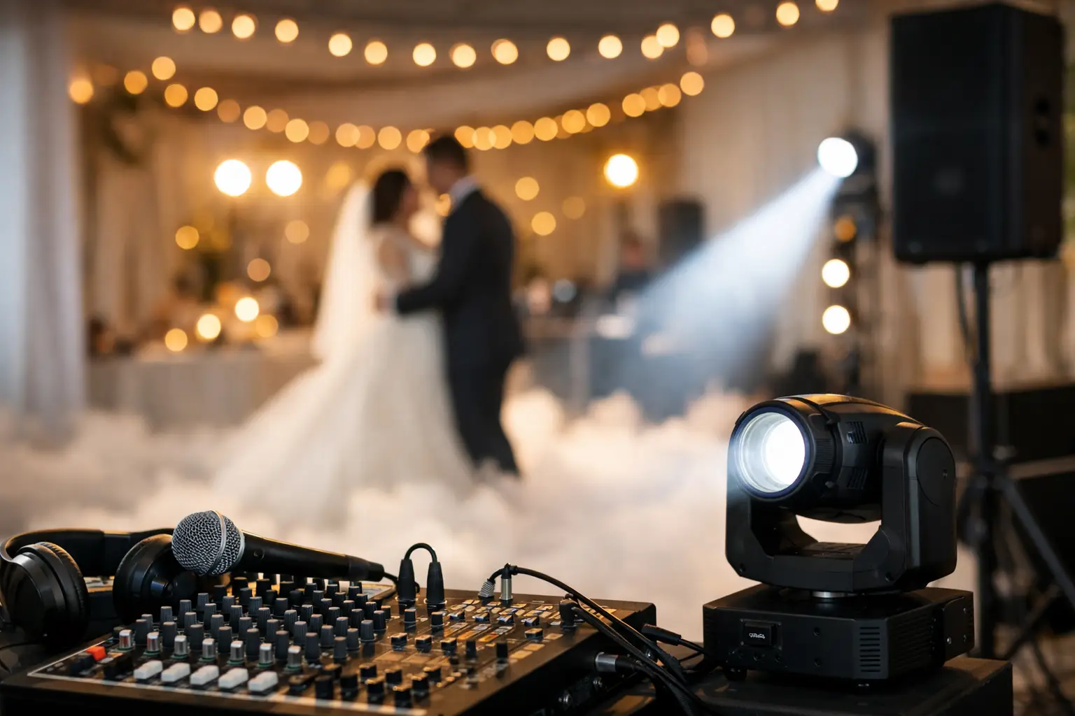 Audio e iluminación para bodas: qué contratar