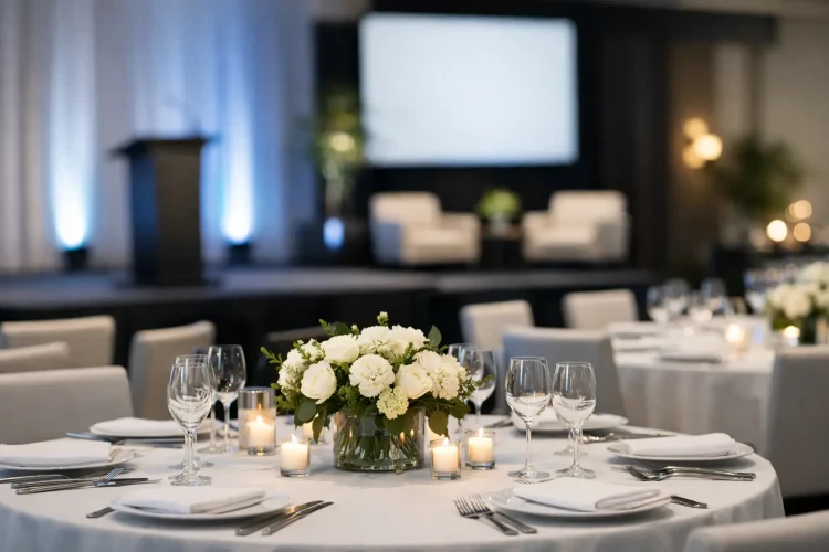 Decoración para eventos empresariales efectiva