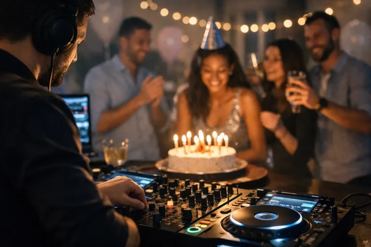 DJ para cumpleaños: precio y qué incluye