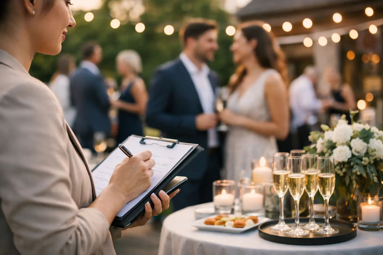 Organización de eventos sociales sin imprevistos