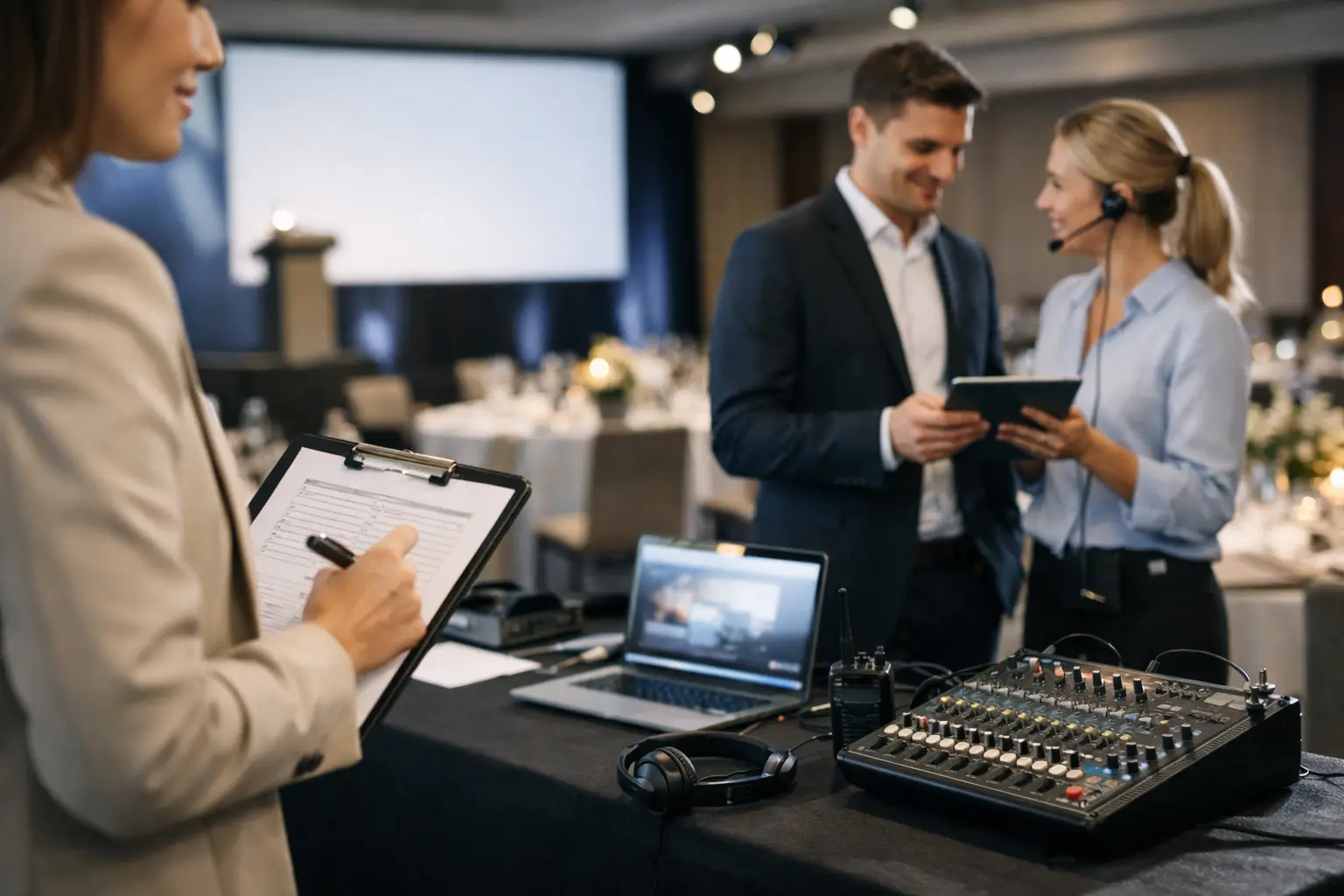 Producción de eventos corporativos sin imprevistos