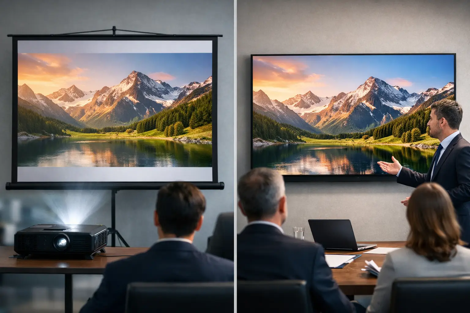 Pantalla de proyector o LED: qué elegir