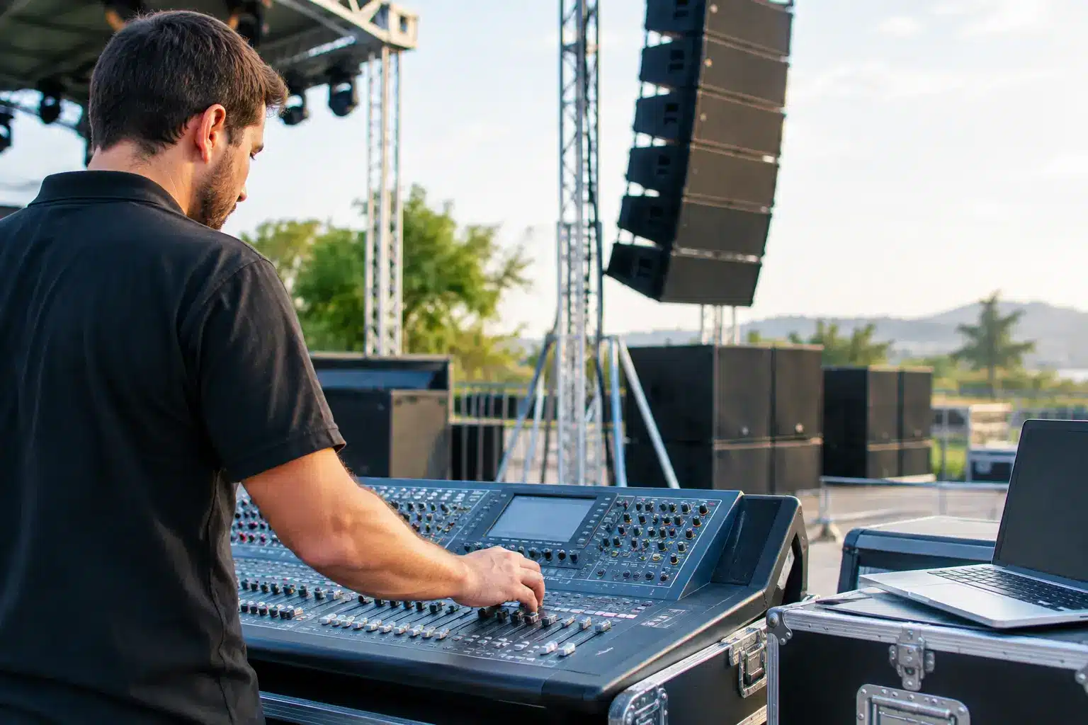 Cómo calcular potencia de audio para un evento