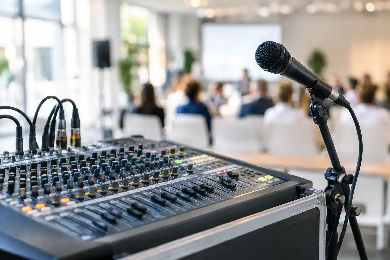 Cómo evitar acoples de audio en un evento