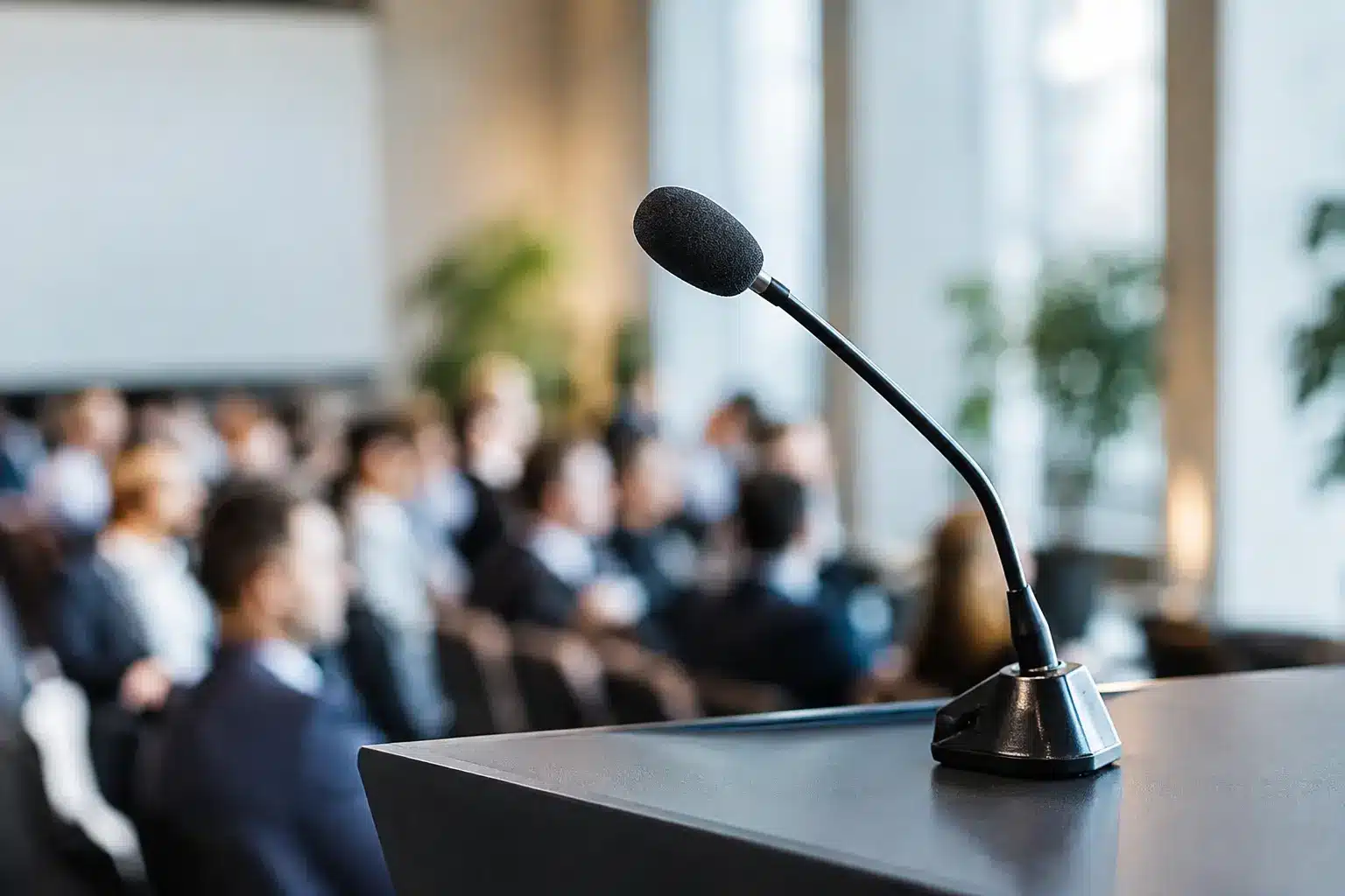 Mejores micrófonos para conferencias en eventos