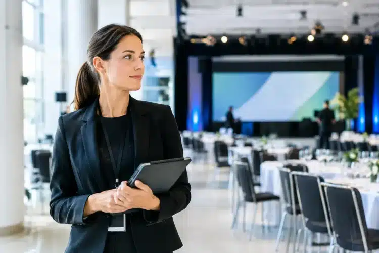 Producción de eventos sin imprevistos operativos
