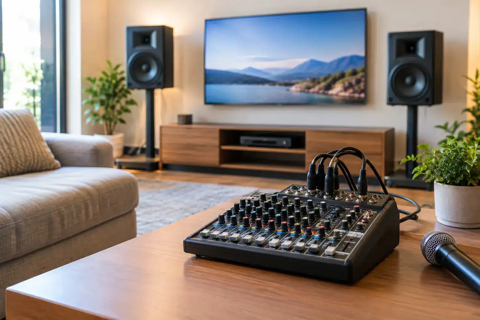 Sonido doméstico profesional para eventos en casa